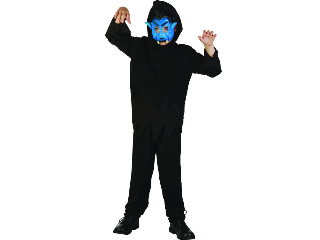 Kostüm Schwarzes Monster Junge Größe S