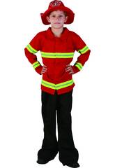 imagen Kostüm Feuerwehrmann Junge Größe XL