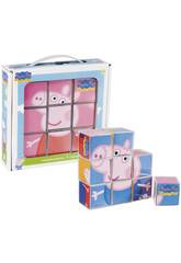 Peppa Pig Puzzle 9 Cubos Cefa Brinquedos 88233