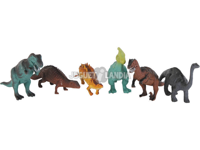 Faune Animal Dinosaures 6 pièces