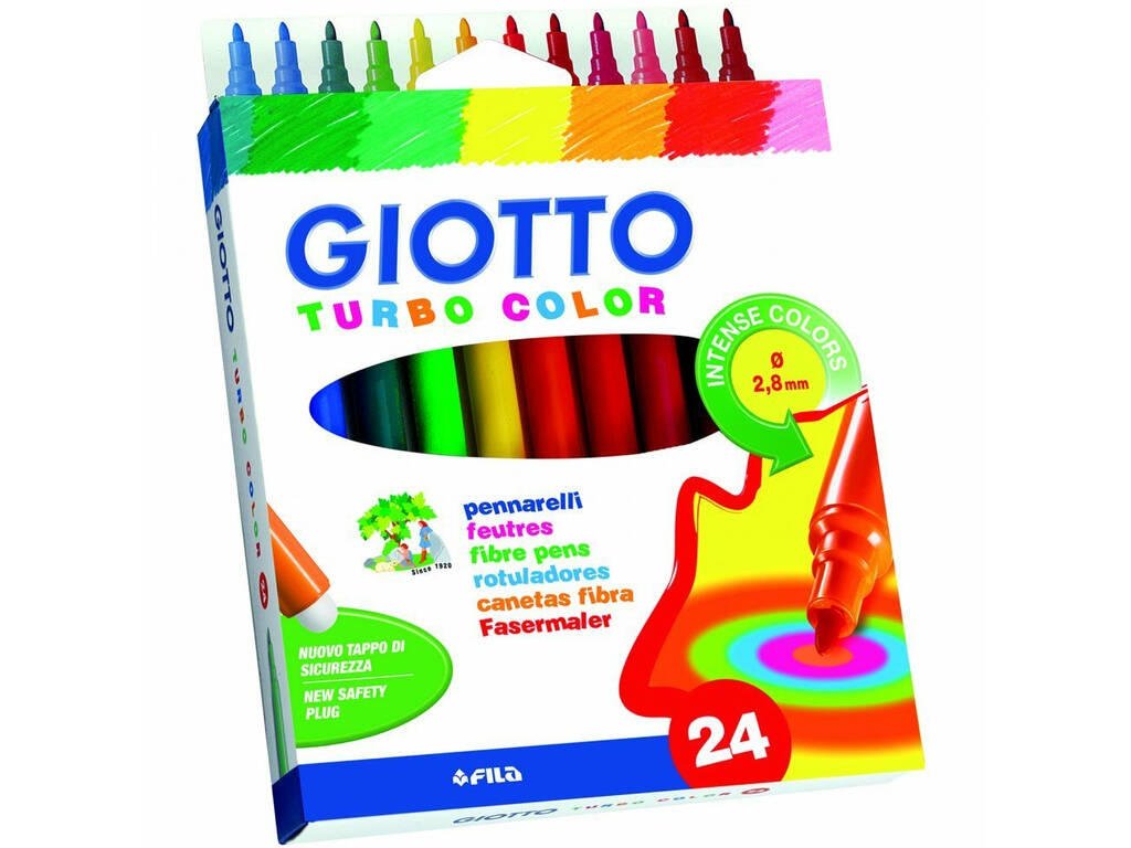 Rotuladores Giotto Turbo Color 24 Unidades Fila F417000