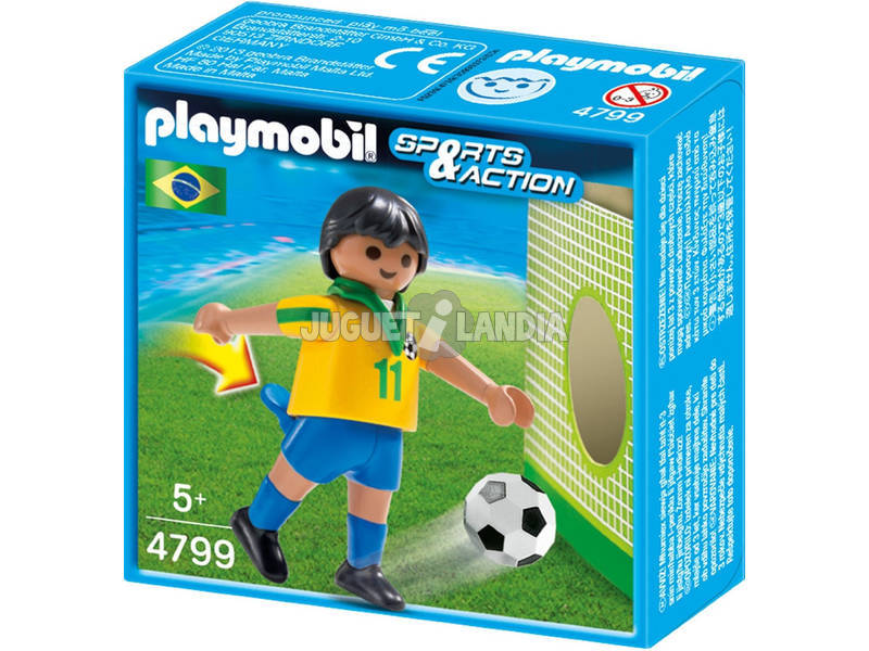 Playmobil Jouer de football Brésil 