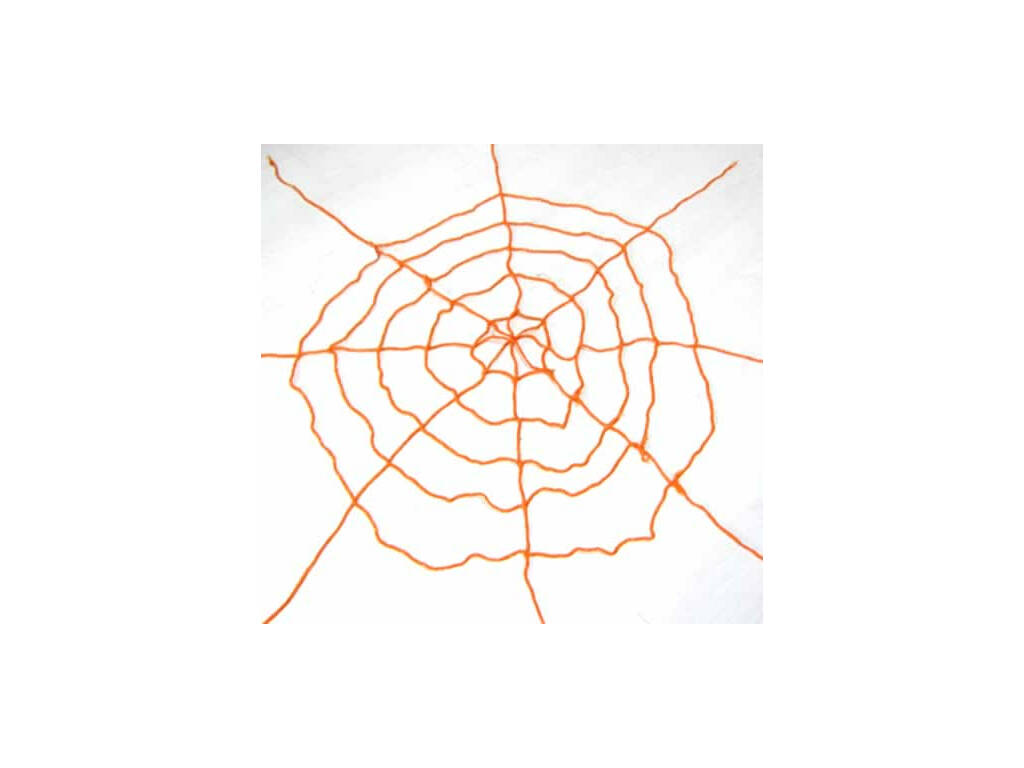 Teia de Aranha Elástica Cor-de-laranja