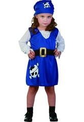 Dguisement Pirate Fille pour Bb Taille M