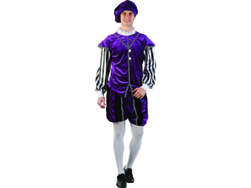 Kostüm Prince lila Mann Größe XL