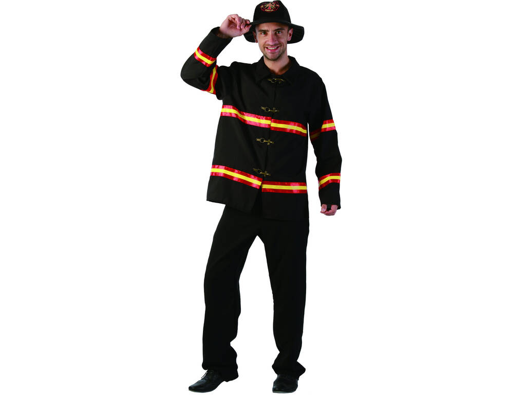 Kostüm Feuerwehrmann Mann Größe L
