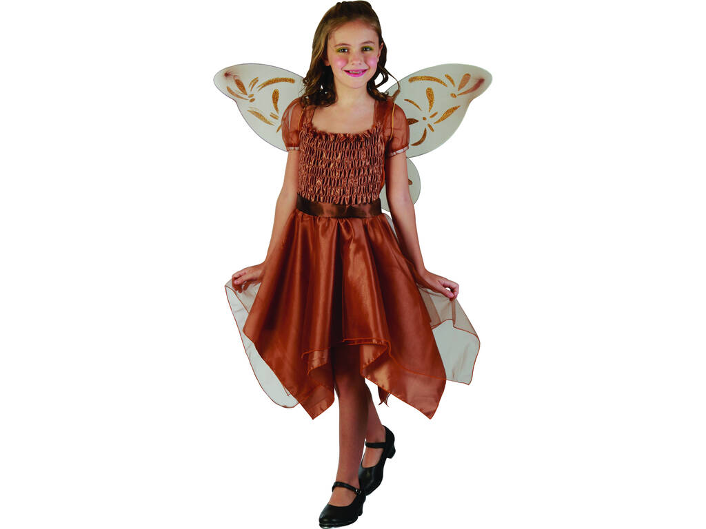 Mädchen Schmetterling Kostüm Braun Größe L