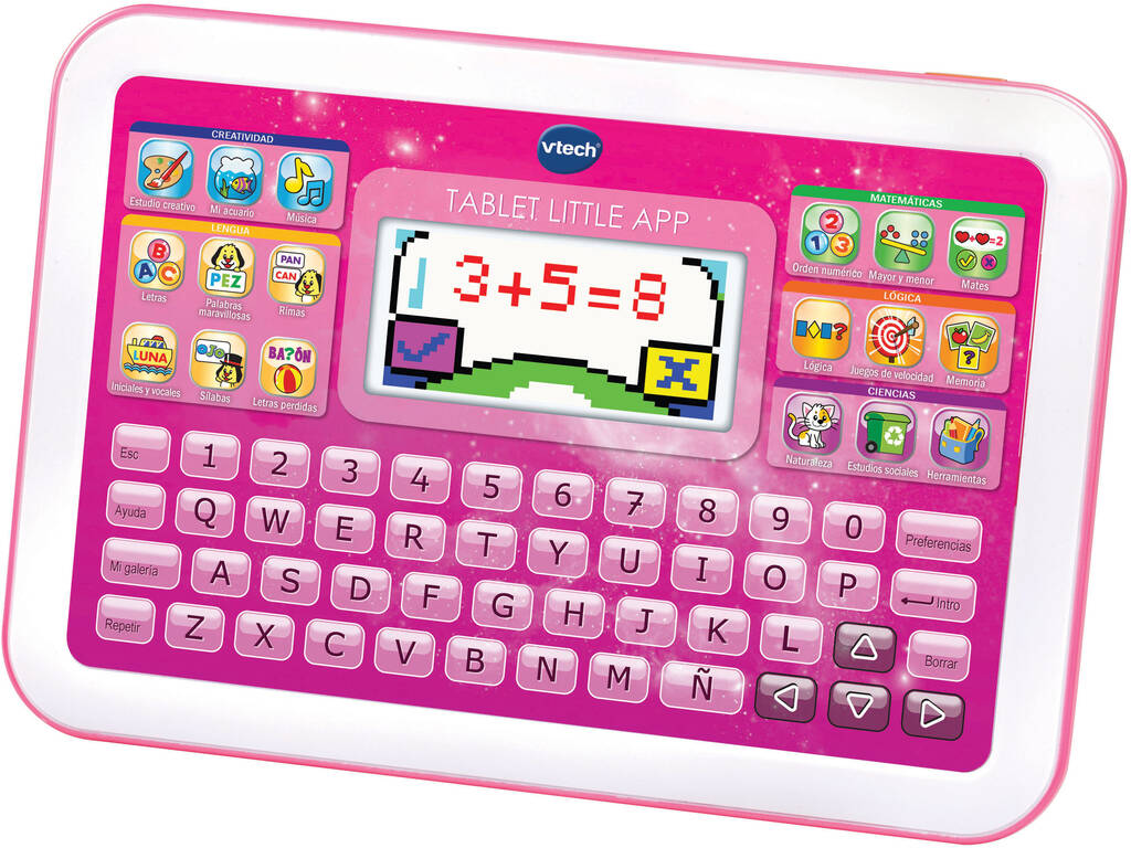 Tablet Little APP Ecrã a Cores Pink Vtech 155257