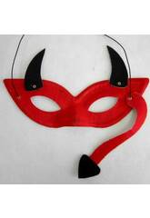 Masque de D�mon avec des Cornes et Queue