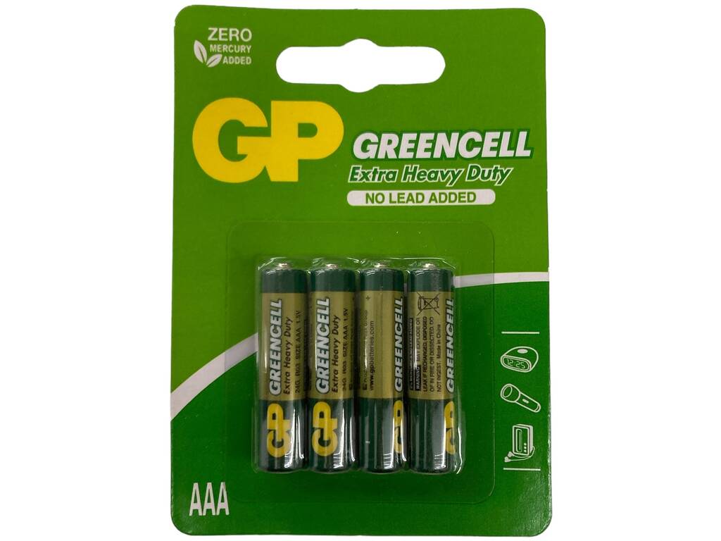 Blister 4 Batterien R3/AAA Salinas G.P