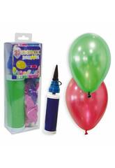 30 Palloncini metallizzati più pompa