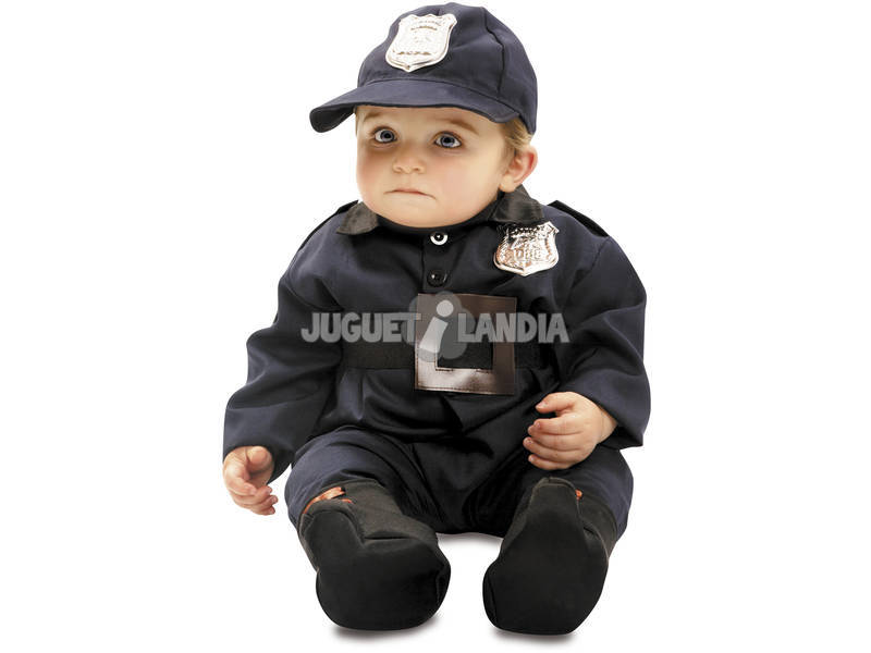 Babykostüm M Polizei mit Kappe