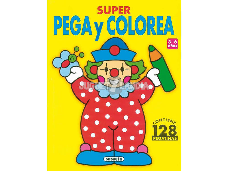 Súper Pega y Colorea Susaeta S0536