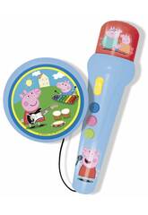 Peppa Pig Microfono con Amplificador y Ritmos