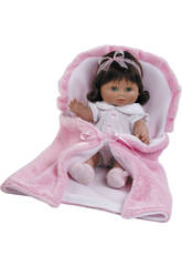 Baby Chusin Branco com Vestido e Cobertor Berbesa 3204