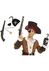 imagen Pistola de Pirata Con Parche Y Garfio