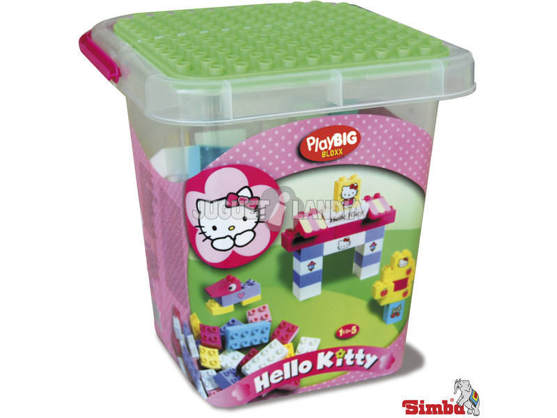 Hello Kitty cubo bloques construcción 104 Pzas.
