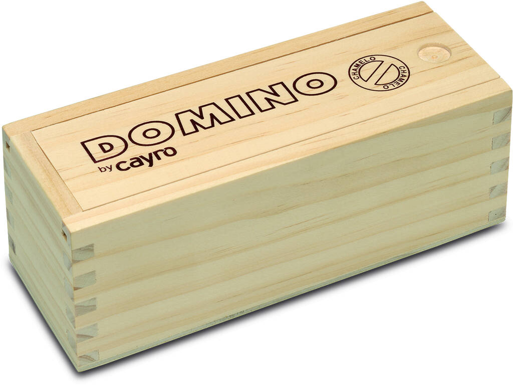 Domino Chamelo ABS Boîte en Bois de Pin