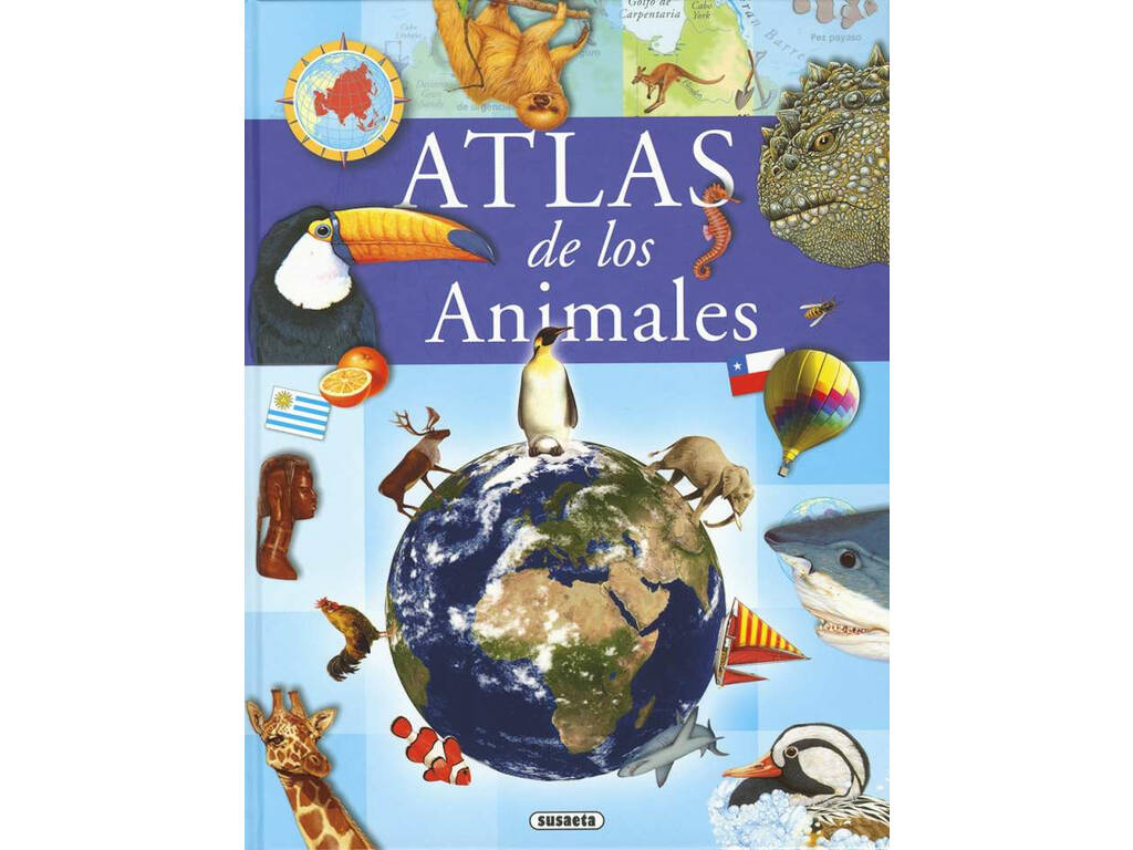 Livre Atlas d'animaux Susaeta S0241