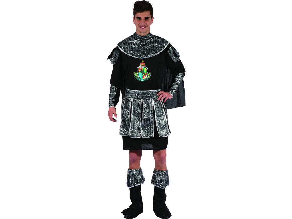 Costume Gladiatore Nero Uomo Taglia XL