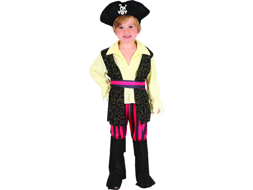 Disfraz Pirata Temerario Bebé Talla S