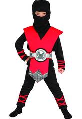 Kostüm Ninja Rot Baby Größe S
