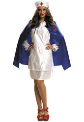imagen Fantasia Mulher S Enfermeira com Capa Azul 