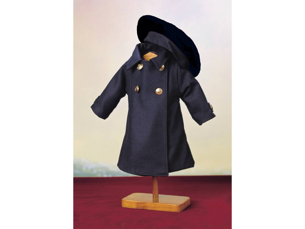 Manteau Bleu avec béret