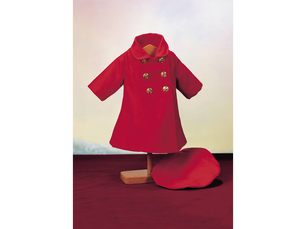 Manteau rouge avec béret