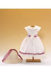 Vestido Escarlata con Sombrero