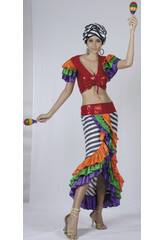 imagen Disfraz Rumbera Falda Mujer Talla XL