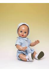Juanin Pérez Bébé Barboteuse avec bonnet Bleu Ciel