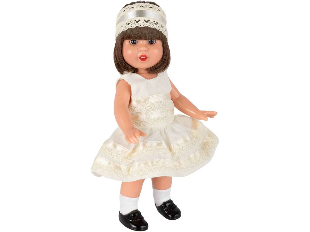 Mini Mariquita Pérez Robe Beige Fête Mariquita Pérez MM60038