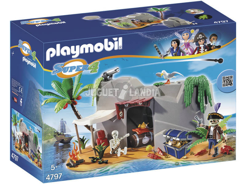 Playmobil Super 4: il Covo dei Pirati