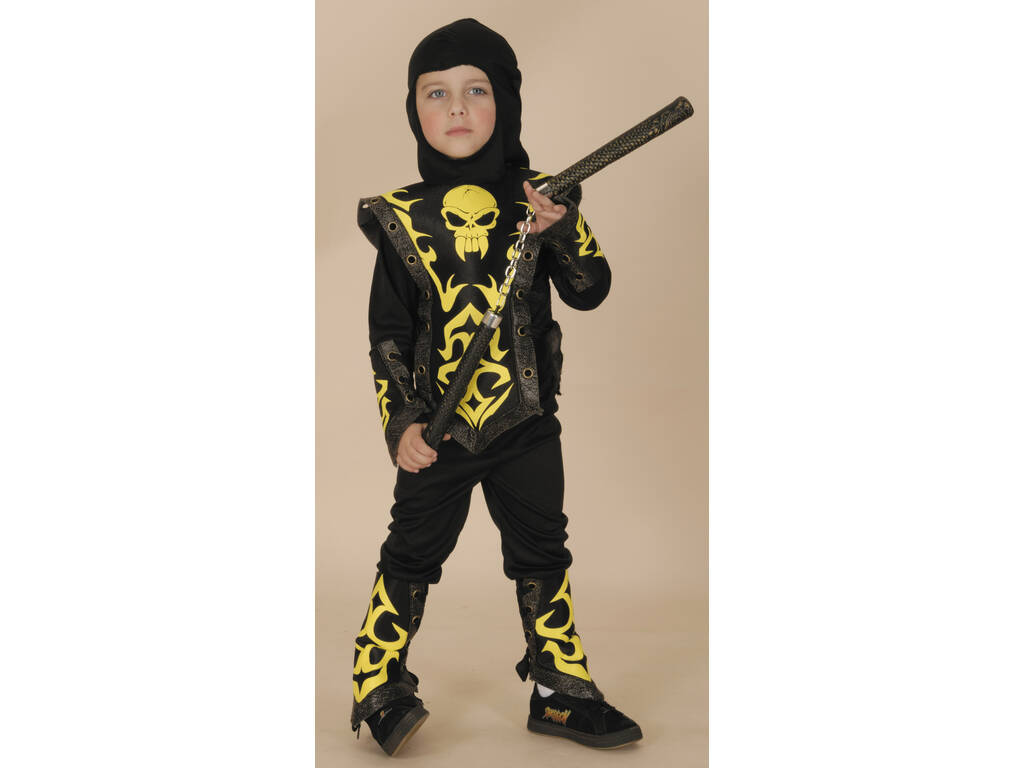 Kostüm Ninja Schwarz Baby Größe M