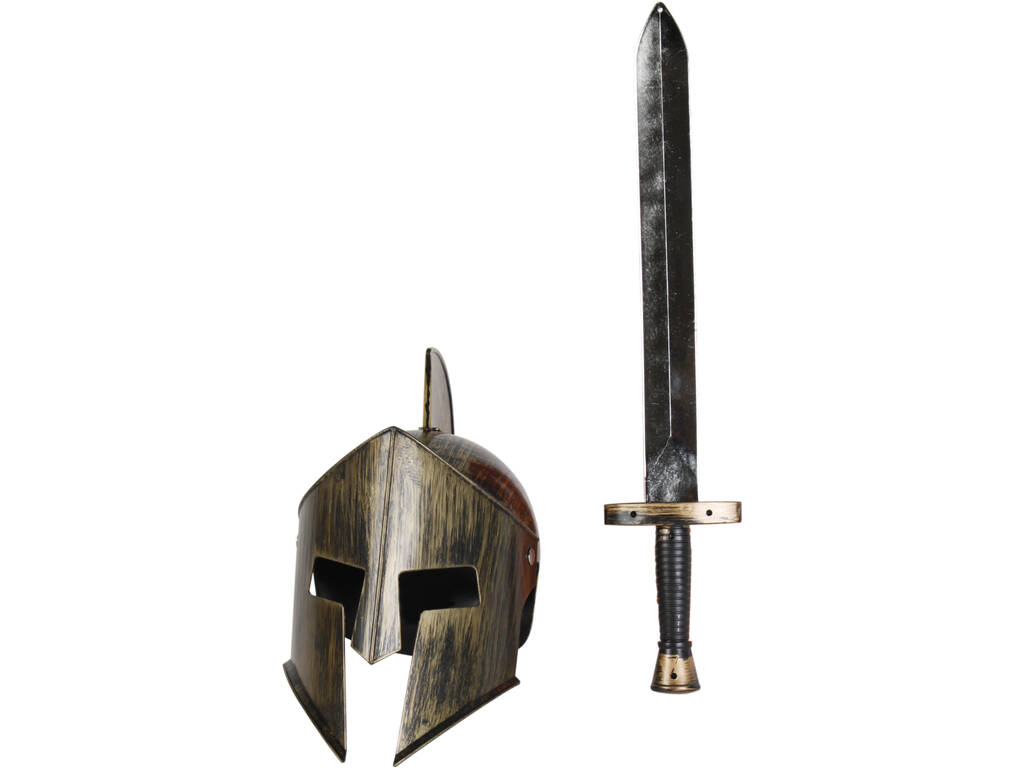 Spartan Set mit Helm und Schwert