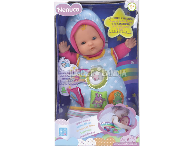 Puppe Nenuco Happy Dreams 43.6x25.6x12.6cm Famosa 700012384