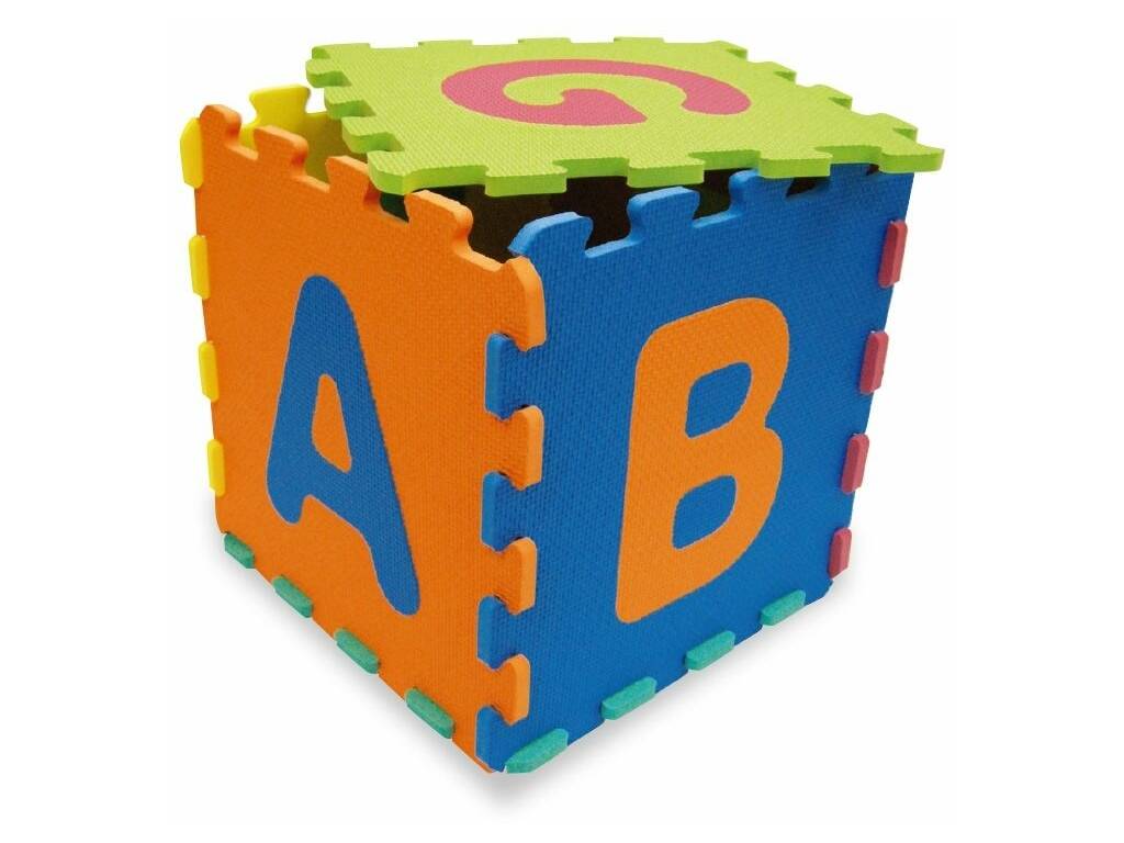 Tappeto Puzzle 26 pezzi lettere dalla A alla Z gomma EVA
