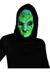 Masque Sorci�re avec capuche