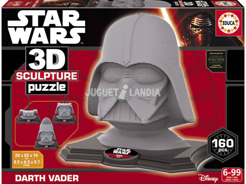 Puzzle 3D Sculpture Darth Vader Educa 16500