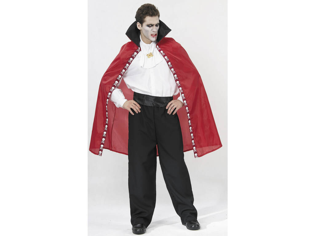 Disfraz Capa Roja Vampiro Hombre Talla XL