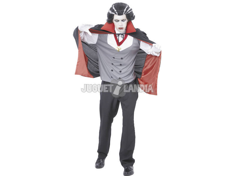 Kostüm Vampir mit Umhang Mann Größe XL