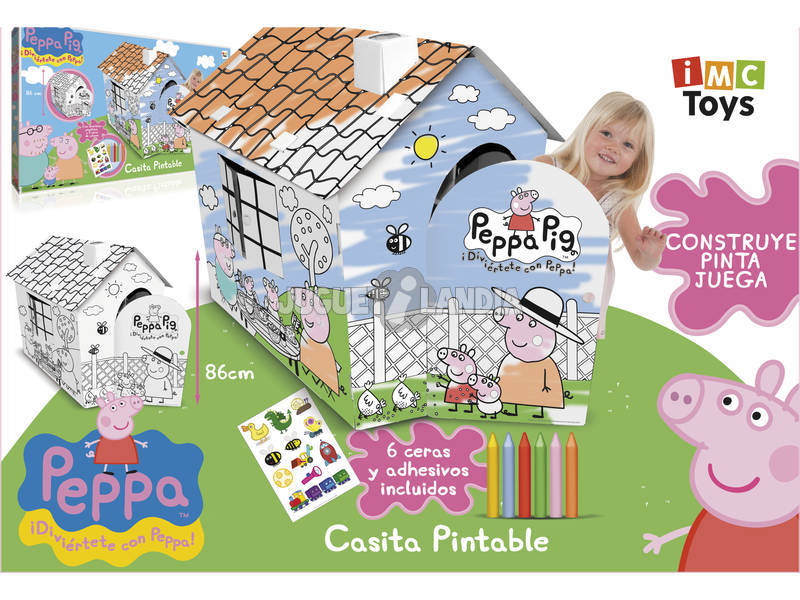 Casita pintable Peppa Pig