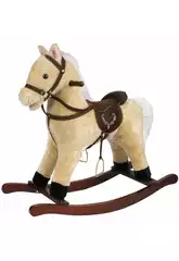 Cheval Balancelle Beige avec sons