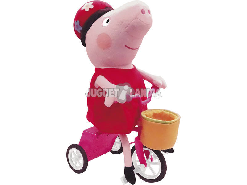 Peppa Pig und ihr Fahrrad