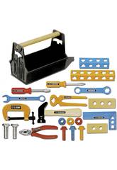 Caise � outils avec 22 pi�ces et marteau