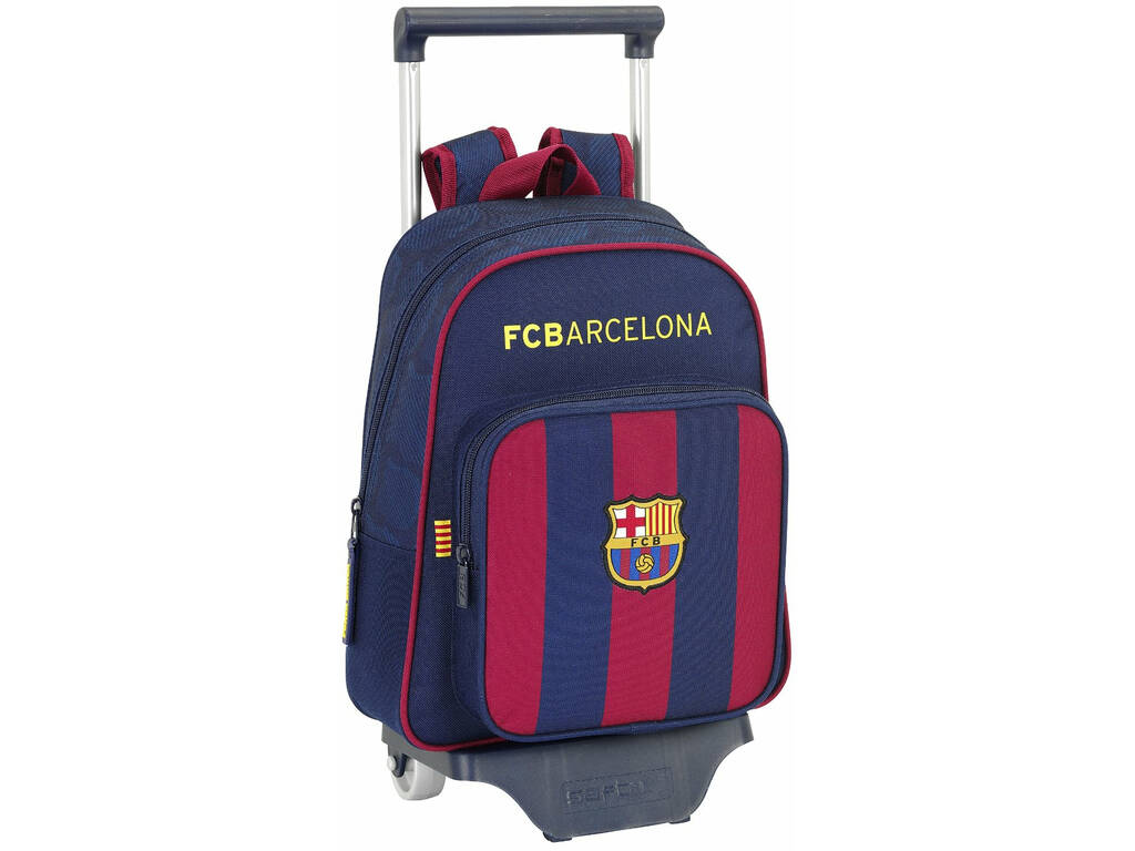 Kinderrucksack mit Rädern FC Barcelona