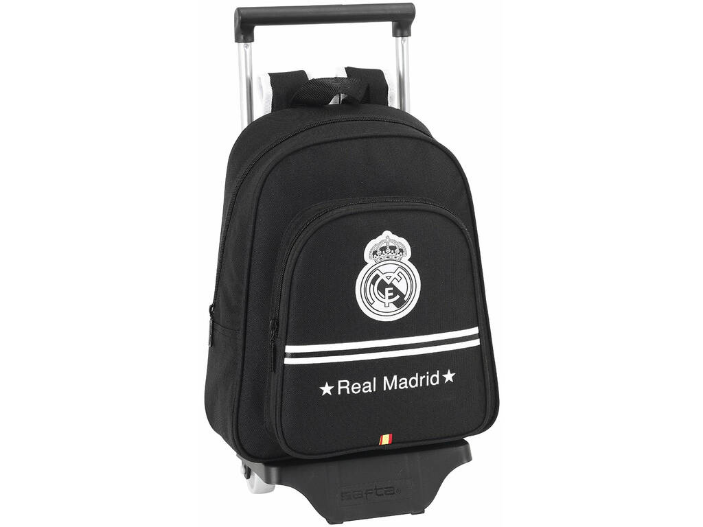 Kinderrucksack mit Trolley Real Madrid Black