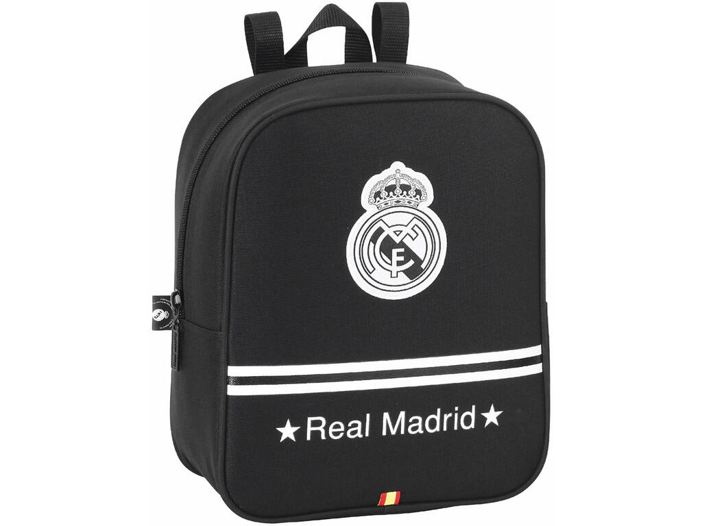 Mochila Creche do Real Madrid Black Safta 611524232