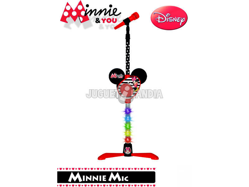 Minnie And You Microfone Pé com Amplificador Reig 5253